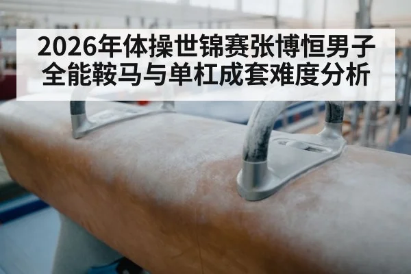 2026年体操世锦赛张博恒男子全能鞍马与单杠成套难度分析